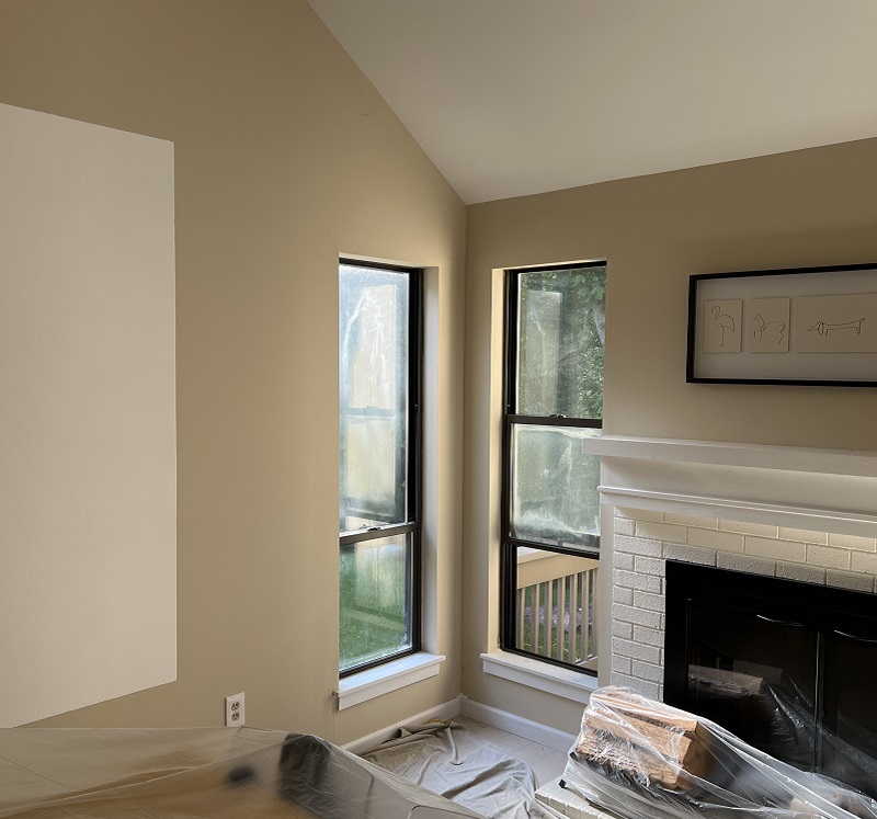 Extra long double hung windows
